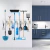Organizador De Escobas Y Traperos Energy Plus, Porta Escobas Y Colgador Con 6 Soportes, Ideal Para Mantener Limpia Y Ordenada Tu Casa U Oficina. - Mega Shop TV