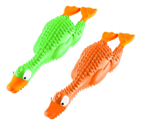 Pack De 2 Patos De Goma Antisarro Para Perros Juguetes Interactivos Para Salud Dental Y Diversión Ideal Para Perros Pequeños Y Medianos Energy Plus