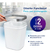 Kit X2 Cesto De Basura 15l Con Pisa Bolsa Caneca Plástica en internet
