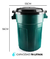 Caneca Tanque Grande Multiuso Plástica 70l Con Tapa Y Manija - tienda en línea