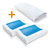 Combo Protector De Colchón Doble + 2 Almohadas Ortopédicas De Gel, Frescura Y Soporte Perfecto - Mega Shop TV