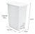 Kit X2 Cesto De Basura Papelera Pedal 12l Blanco - comprar en línea