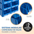 Imagen de 2 Modulares Abierto Organizador Plástico Inventarios 60kg Az