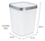 Kit X2 Cesto De Basura 15l Con Pisa Bolsa Caneca Plástica - comprar en línea