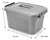 Set X4 Cajoneras Grandes Plásticas Organizadoras Con Tapa 40 - comprar en línea