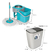 Imagen de Trapero Giratorio Microfibra + Cesto De Basura Push Doble
