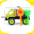 Volqueta De Juguete Con Rastrillo Y Pala | Juego De Construcción Infantil | Ideal Para Arena Y Hogar | Plástico Resistente Y Seguro | Fomenta Creatividad Y Habilidades Motoras - Mega Shop TV