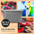 Set X4 Cajoneras Grandes Plásticas Organizadoras Con Tapa 40