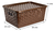 Imagen de Set X4 Cajas Organizadoras Con Tapa Canasta Mimbre Plástico