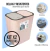 Imagen de Kit: 2 Papeleras De Basura Doble Compartimiento Sistema Push