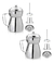 Set X2 Olletas Chocolateras 15l Acero Filtro Antiderrame