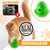 Kit de 2 Juguetes interactivos para gatos Speedy giratorio Naranja Verde