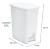 Cesto De Basura Papelera De Pedal 12l Blanco - comprar en línea