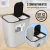 Kit: 2 Papeleras De Basura Doble Compartimiento Sistema Push - Mega Shop TV
