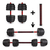 Mancuernas Pesas 40 Kg (80 Lb) Con Barra Expansora Antideslizante, Color Negro, Equipo De Entrenamiento De Alta Resistencia Para Ejercicios De Fuerza En Hogar O Gimnasio, Style Stars. - Mega Shop TV
