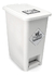 Caneca De Reciclaje Plástica Papelera Con Pedal 12 Lts