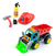 Juego Doble Niños: Set De Bomberos+ Volqueta Retroexcavadora