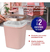 Kit X2 Cesto De Basura 15l Con Pisa Bolsa Caneca Plástica en internet