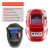 Combo 2 Caretas Electrónicas Inteligentes Para Soldar Ktc Alta Protección Y Visión Nítida Ajuste Personalizado Color Rojo