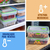 X4 Recipientes Para Cocina Tapper Hermético Portacomida Color Azul - tienda en línea