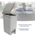 Cesto De Basura Papelera De Pedal 12l Blanco
