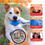 Pack De 2 Juguetes Chillones Para Perros: Balones Ovalados Resistentes Azul Y Rojo Fabricados En Goma Atóxica - Mega Shop TV