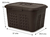 Set X4 Cajoneras O Cajas Plásticas Organizadoras Con Tapa 15 - comprar en línea