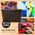 Set X4 Cajoneras O Cajas Plásticas Organizadoras Con Tapa 15