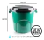 Kit X2 Canecas Tanque Multiuso Plástico 50l Tapa Y Manijas A en internet