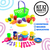 Combo Kit Cocina X51 Piezas Para Niños Canasta De Frutas Y Tula Con Utensilios Multicolor Energy Plus - comprar en línea
