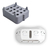 Combo: Organizador Apilable X10 Unid+ Portaescobas Y Trapero