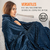 Set X2 Mantas Frazada Cobija Decorativa Sofá O Cama De Lujo - tienda en línea