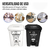 Punto Ecológico Con 2 Canecas Reciclaje Con Pedal Grande 53l - Mega Shop TV
