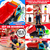 Juego Doble Niños: Set De Bomberos+ Volqueta Retroexcavadora - Mega Shop TV