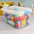 Kit 4 Cajas Organizadoras Plásticas Transparentes Con Tapa - Mega Shop TV