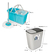 Imagen de Trapeador Giratorio Doble Balde + Cesto De Basura Push Doble