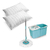 Combo Limpieza Y Descanso Trapero Giratorio 360 Energy Plus + 2 Almohadas Fibra Siliconada