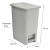Imagen de Cesto De Basura Papelera De Pedal 12l Blanco