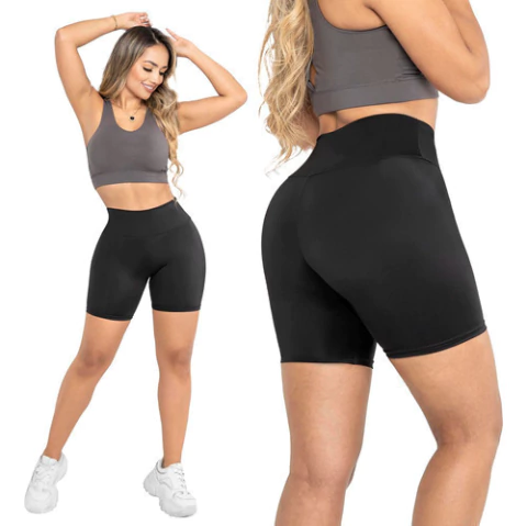 Biker Short Deportivo Para Mujer En Licra, Diseño Corto Ideal Para Running, Gym Y Rutinas Fitness, Cómodo, Ajustado Y Transpirable