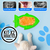 Kit X2 Juguetes Y Lamedero Antiansiedad Con Chupa Para Gatos Naranja Y Verde - Mega Shop TV