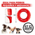 Kit X2 Llantas De Goma Para Perros Pequeños Juguete Interact