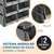 2 Modulares Abierto Organizador Plástico Inventarios 60kg Az