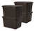 Set X4 Cajoneras O Cajas Plásticas Organizadoras Con Tapa 15 - tienda en línea