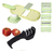 Combo De Rallador De Cocina 6 En 1 Y Afilador De Cuchillos 3 En 1 Chefmaster, Herramientas Esenciales Para Preparación De Alimentos, Duraderas Y Multifuncionales. en internet