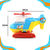 Imagen de Helicóptero Didáctico: Juguete Creativo Desarrollo Infantil