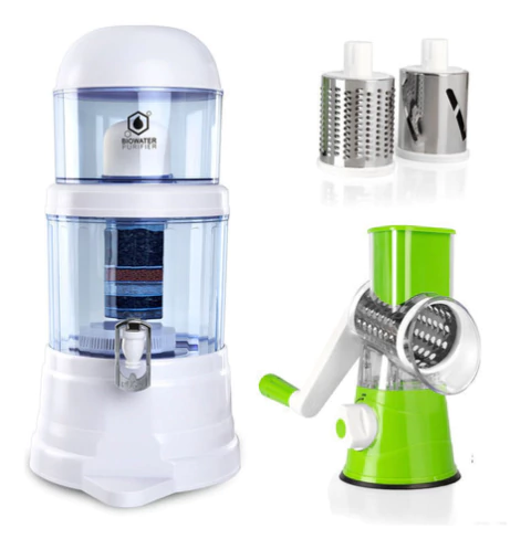 Filtro de Agua Biowater Chef Master + Molino Rallador Verdura - comprar en línea