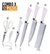 Chef Master 984801 Combo 2 Kit De Cuchillos Cocina De 4 Pzas Con Tijeras Y Pelador De Acero Inoxidable Color Blanco en internet