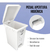 Caneca De Reciclaje 20l Con Autoenganche Plástica Pedal en internet