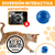 Set De 2 Pelotas De Goma Con Cascabel Y Puntas Suaves Para Gatos Azul Y Rojo Juguetes Seguros Y Duraderos Energy Plus 953001 - comprar en línea