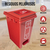 Caneca De Reciclaje 20l Con Autoenganche Plástica Pedal - comprar en línea
